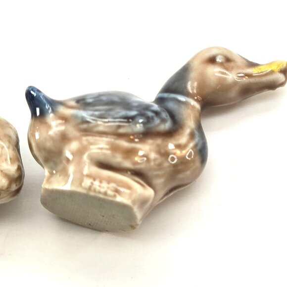 Miniature Wade Figurines Set Of 3 Rabbit Duck & Horse Made in England JE166 - Picture 9 of 12